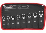 Set Di Chiavi A Cricchetto Aperte 10-19 Mm 8 Pezzi (Corte)