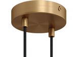 Creative Cables - Kit Rosone Cilindrico In Metallo A 2 Fori - Cilindrico, Bronzo Satinato
