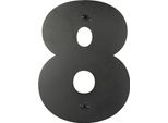 Numero Civico Nero 15 Cm Numero 8 - Al Pezzo