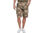 Brandit - Pantaloncini Bdu In Cotone Ripstop Camo Legno Chiaro - S