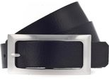 Vanzetti Pelle Cintura Classics 30Mm Belt W90 Black Nero