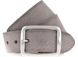 Vanzetti Pelle Cintura Genuine Beauty 40Mm Full Leather Belt W90 Mouse Gray Grigio