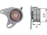 Gates T42129 - Oe 24317 42000 Puleggia Tenditore, Cinghia Di Distribuzione Per Terracan (Hp), Galloper Ii (JK-01), Galloper I