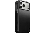 Custodia Per Cellulare Con Sportello Per Iphone 17 Pro Max, Nomad Modern Leather Folio Horween Series Con Magsafe, Nero