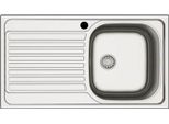 Lavello Incasso Cucina Acciaio 86X50 Cm Una Vasca E Gocciolatoio Sinistro MP861VSX