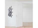 Wallity, Rod 2, Appendiabiti E Ganci Da Parete, Nero, Metallo, 25 X 94 Cm