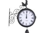 Orologio Da Parete, Design Bifacciale, Funzione Impermeabile, Nero