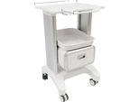 Carrello Per Medicinali, Struttura In Abs Resistente, Elevata Capacità Di Carico, Bianco