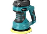 Lucidatrice Elettrica Per Auto, Regolabile A 8 Velocità, Tampone Di Lucidatura Da 150 Mm, 2 Batterie