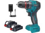 Trapano Elettrico A Batteria, Motore Brushless, Due Impostazioni Di Velocità, Batteria 2STK 2,0Ah, Eu