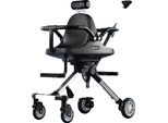 Marsupio Gemellare, Leggero, Compatto E Pieghevole, Ombrello Nero-Blu