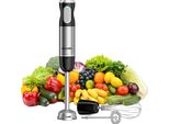 Frullatore A Immersione, Lame In Acciaio Inox, Velocità Multiple, HB-3316 3 In 1, 3 In 1