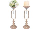 Portafiori, Metallo, Altezza 50 Cm, Design Moderno, Confezione Da 10, Adatto Per Matrimoni