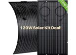 Kit Di Moduli Solari, Design Flessibile, Alta Efficienza, 120W * 2