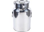 Caraffa Per Il Latte, Capacità 18 Litri, Struttura In Acciaio Inox, Argento