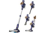 Aspirapolvere A Batteria, Potenza 350W, Filtro Hepa, Blu, Ue