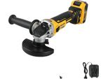 Smerigliatrice Angolare, Motore Brushless, Alta Efficienza, 2 Batterie 1 Caricatore