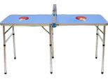 Tavolo Da Ping Pong, Mdf + Lega Di Alluminio, 152 X 76 X 76 Cm, Per Giocare All'aperto In Casa