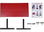 Tavola Di Rimbalzo Per Tennis Da Tavolo, Angolo Regolabile, Dispositivo Di Auto-Allenamento, Rosso