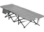 Lettino Da Campeggio, Robusta Struttura In Metallo, Capacità Di Carico 120 Kg, Dimensioni Ripiegate 104 Cm X 27 Cm X 16 Cm, Angolo Di Inclinazione Massimo 170°, Dimensioni Complessive 68 Cm X 186 Cm X 48 Cm