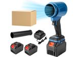 Soffiatore Elettrico Per Foglie, Motore Da 8000 Giri/Min, Design Portatile, Con Batteria 2 ×