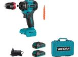Avvitatore E Trapano A Batteria, Motore Brushless, Elettroutensile Multifunzione, 2 Batterie Tipo A