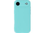 Avizar, Custodia Per Iphone Air Soft-Touch In Silicone Serie Smoothgrip, Blu Turchese