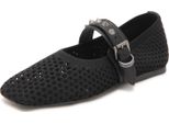 O0628 Ballerina Donna Ash Bijoux Woman Perforated Knit Shoes