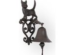 Campanello Da Parete In Ghisa - Campanello Con Figura Di Gatto In Ghisa Massiccia - Nostalgico E Resistente Alle Intemperie - Campanello Per Porta D'ingresso, Giardino, Recinto O Terrazza - 0,9 Kg