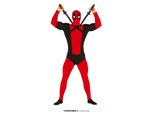 Supereroe Avventura Figura Con Fascino Mascherato Per Carnevale Fasching Costume Party Eccitazione Con Rosso E Nero Design Cartoon Ispirazione, Dimensioni: 52 - 54 (L) Colore: Rosso