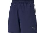 Puma Teamliga Sideline Shorts Bambini Blu Scuro Bianco Gr 128