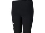 Puma Essentials Logo Short Leggings Ragazze Nero Taglia 152