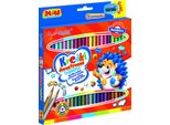 Matite Triangolari Bifacciali 24/48 Colori+ Temperino Bambino