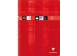 Clairefontaine 8007C Quaderno Clairefontaine Per Lavori Pratici, Rilegato A Spirale, Seyes/Uni