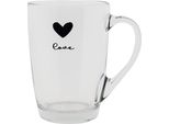 Bicchiere Da Tè Clayre & Eef 300 Ml Cuore Di Vetro
