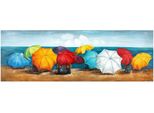 Gilde Bild, Rechteckig, "Rimini"", Regenschirmmotiv, Leinwand, Mehrfarbig, Ve 1, L. 4 Cm, B. 150 Cm, H. 50 Cm 38284"