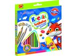 Bambino Matita Pastelli 24 Colori Triangolari