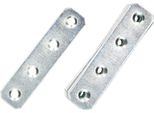 Kotarbau® Set Di 25 Piastre Forate 70 X 16 Mm Argento Zincato Connettore Piatto Connettore In Legno Interno - Esterno Piastra Forata Connettore In Acciaio Lamiera Forata Barra Piatta