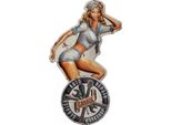 Insegna Di Latta Moritz 36 X 60 Cm Pinup Girl Marine Woman Garage Car Repair Decoration Metal Sign Retro Vintage Retro Sayings Funny