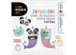 Gomme Profumate 2 Pezzi Gattino E Panda Kidea Blister