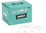 Kreidox Gesso Per Lavagna 100 Pezzi Gesso Per Scuola Gesso Per Lavagna Gesso Per Colorare Bianco