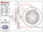 Brembo 09.D691.11 - Disco Freno Oe 4243150100 Per Ls (F4)