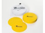 Precision - Rotondi - Dischi Di Marcatura, Gomma Confezione Da 20 RD486 (L) (Giallo)
