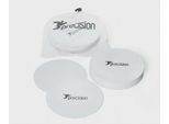 Precision - Rotondi - Dischi Di Marcatura, Gomma Confezione Da 20 RD486 (L) (Bianco)