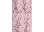 Vidaxl Tappeto Shaggy A Pelo Alto Navarra Rosa Antico 80X150 Cm Poliestere