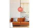 Opviq, 190- 190FLH, Arancione, Marrone, Lampadario, Lampadario In Iuta Fatto A Mano