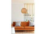 Opviq, 190- 190FLH, Colore Naturale, Marrone, Lampadario, Lampadario In Juta Fatto A Mano