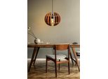 Opviq, Lampadario, Noce, 20 X 20 X 60, Corpo In Mdf