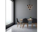 Opviq, Yıldo- Yıldo Opv, Nero, Lampadario, 63 X 63 Cm, Corpo In Metallo