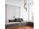 Opviq, Fes- Fes Ttm, Nero, Lampadario, 50 X 50 Cm, Corpo In Metallo
